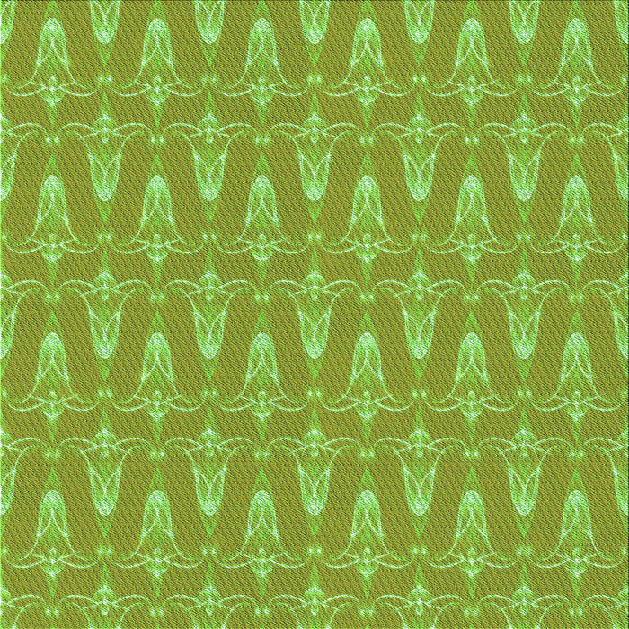 Round Patterned Green Rug, pat3257grn