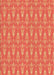 Patterned Neon Red Rug, pat3257org