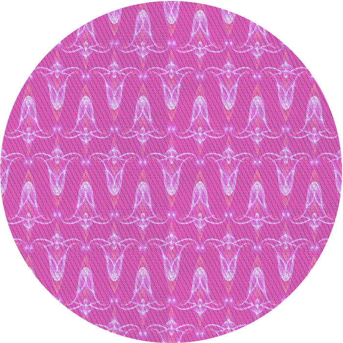 Square Machine Washable Transitional Fuchsia Magenta Purple Rug in a Living Room, wshpat3257pur