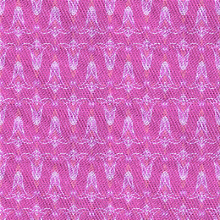 Round Patterned Fuchsia Magenta Purple Rug, pat3257pur