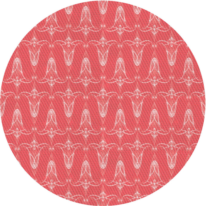 Square Machine Washable Transitional Red Rug in a Living Room, wshpat3257rd