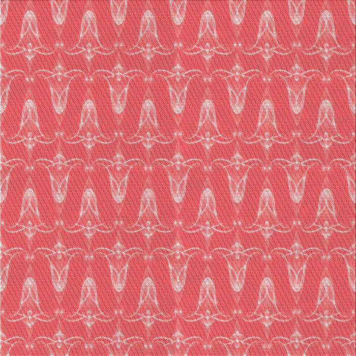 Round Patterned Red Rug, pat3257rd