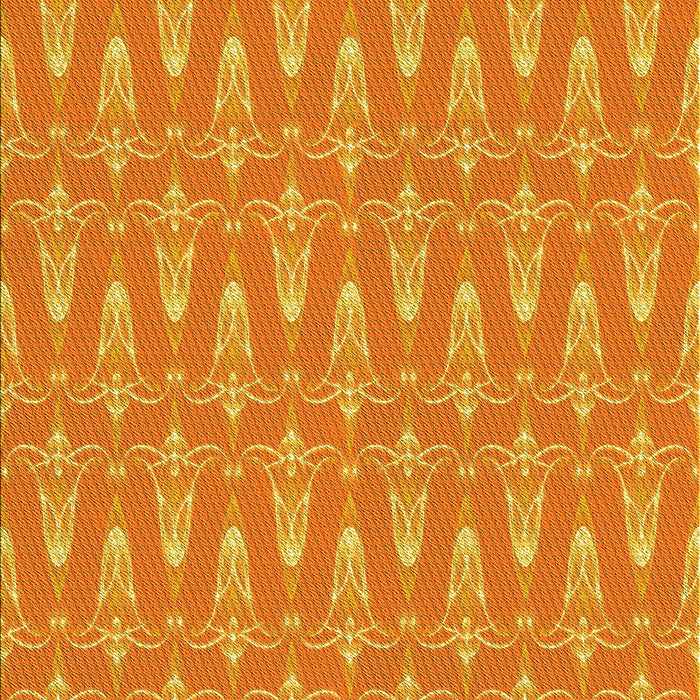 Patterned Orange Red Orange Rug, pat3257yw