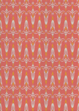 Patterned Light Salmon Rose Pink Novelty Rug, pat3257