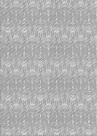 Machine Washable Transitional Platinum Silver Gray Rug, wshpat3258gry