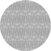 Square Machine Washable Transitional Platinum Silver Gray Rug in a Living Room, wshpat3258gry