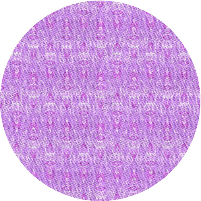 Square Patterned Pastel Purple Pink Rug, pat3258pur