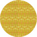 Square Patterned Yellow Rug, pat3258yw