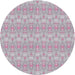 Sideview of Patterned Gray Novelty Rug, pat3258