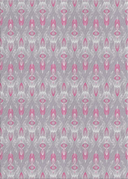 Patterned Gray Novelty Rug, pat3258