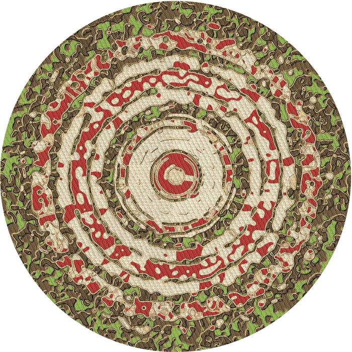 Square Machine Washable Transitional Saddle Brown Rug in a Living Room, wshpat3259brn