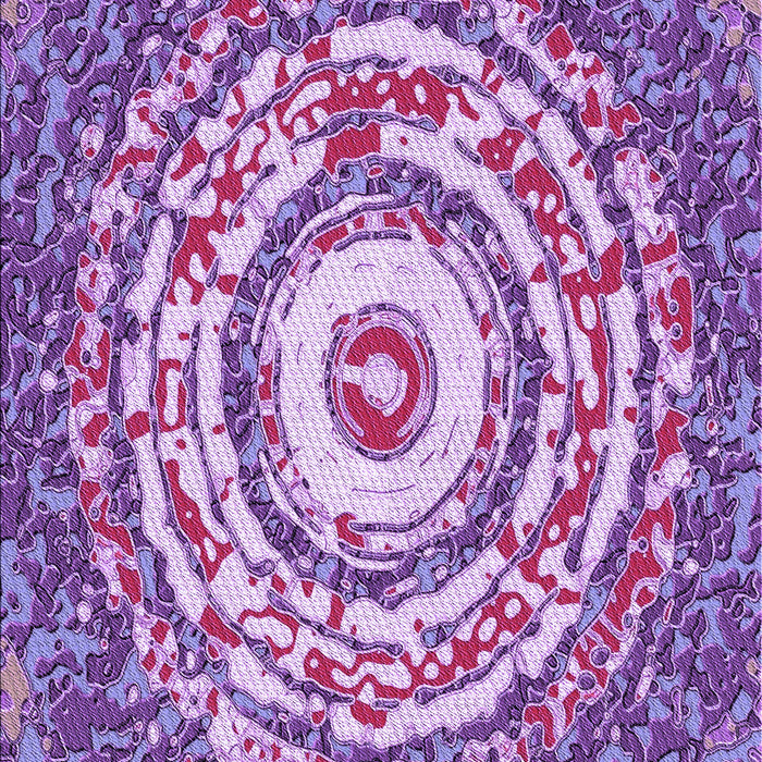 Patterned Dark Orchid Purple Rug, pat3259pur