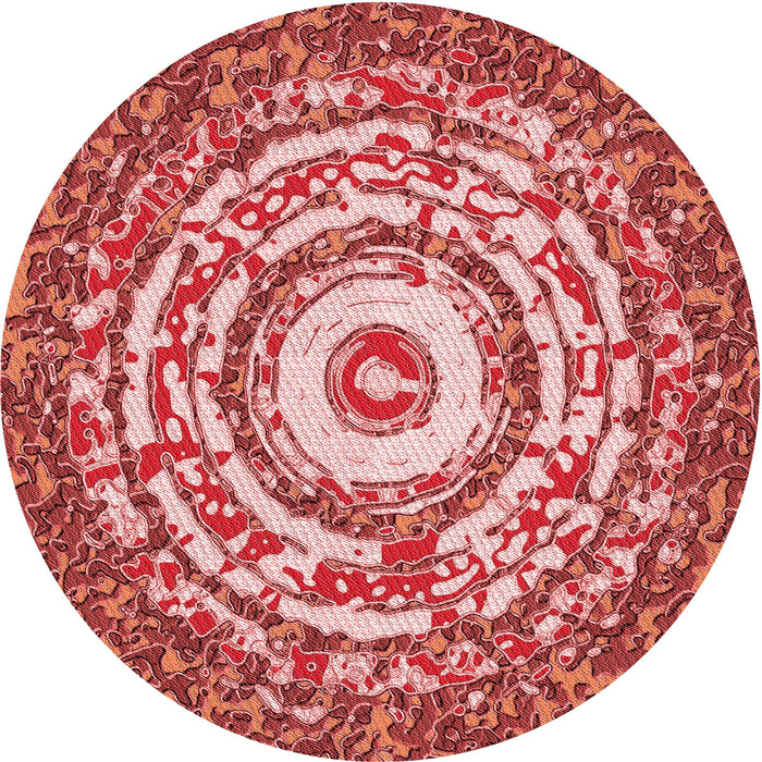 Square Machine Washable Transitional Red Rug in a Living Room, wshpat3259rd