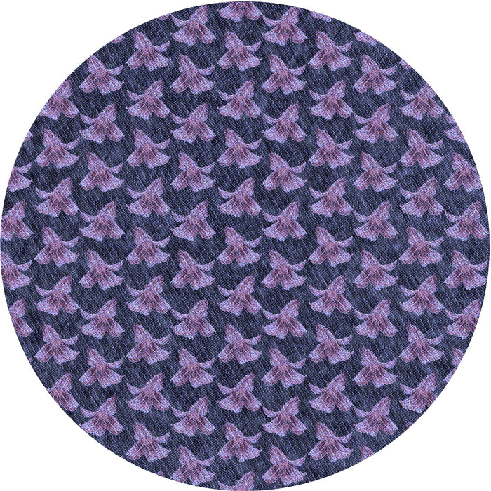 Square Machine Washable Transitional Blue Rug in a Living Room, wshpat326blu