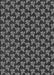 Patterned Charcoal Black Rug, pat326gry