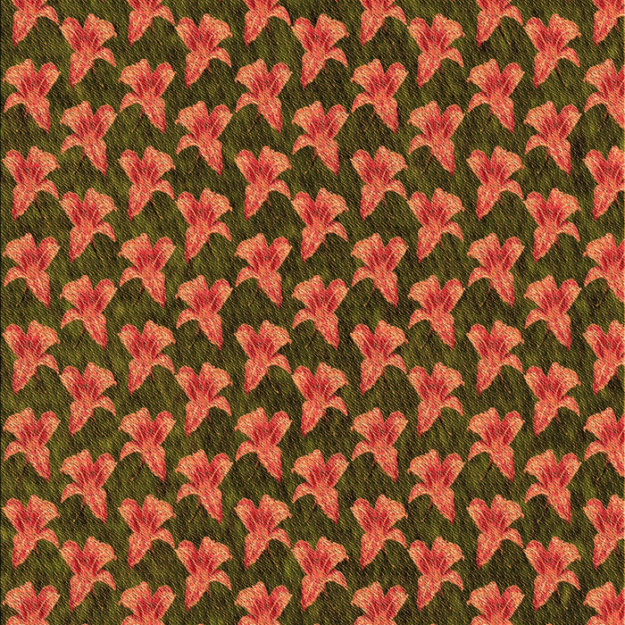 Machine Washable Transitional Saffron Red Rug, wshpat326org