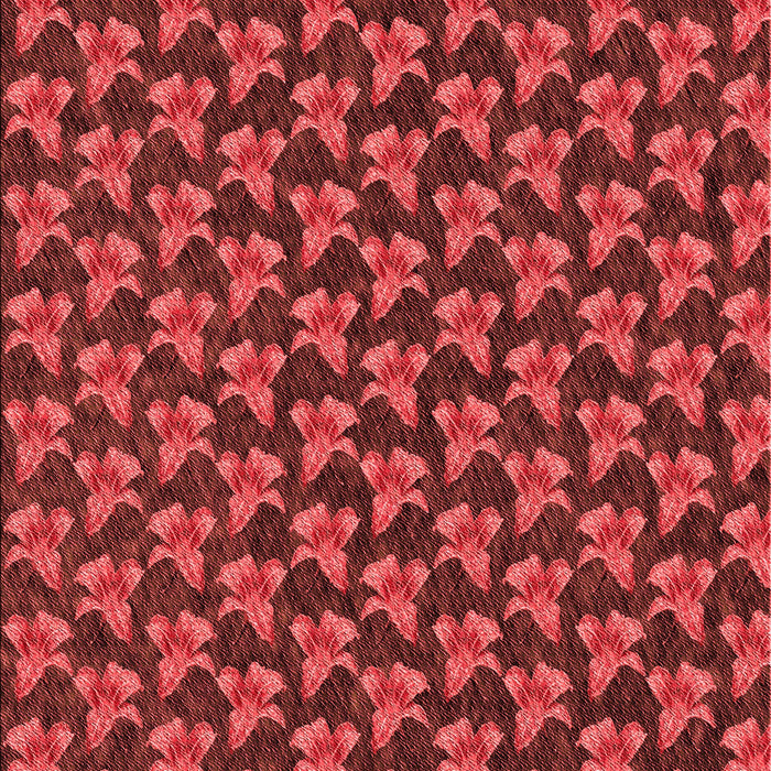 Machine Washable Transitional Red Rug, wshpat326rd