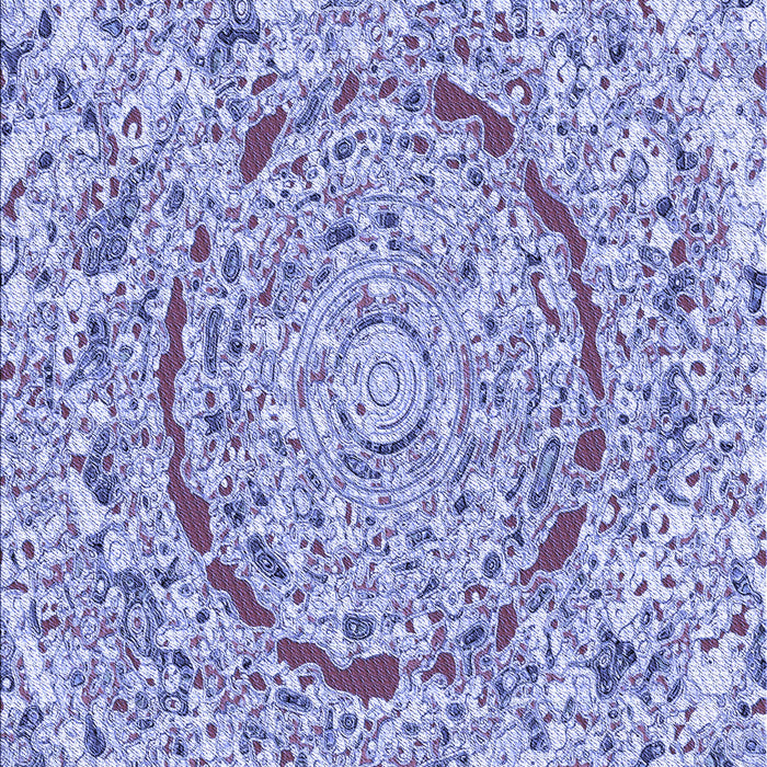 Patterned Slate Blue Rug, pat3260blu