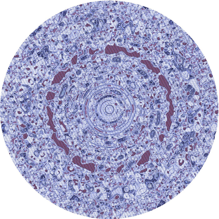 Square Patterned Slate Blue Rug, pat3260blu