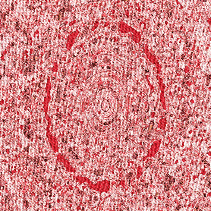 Patterned Pastel Pink Rug, pat3260rd