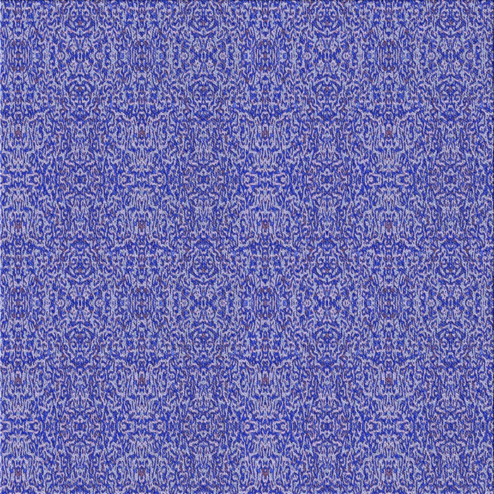 Round Patterned Purple Mimosa Purple Rug, pat3261blu