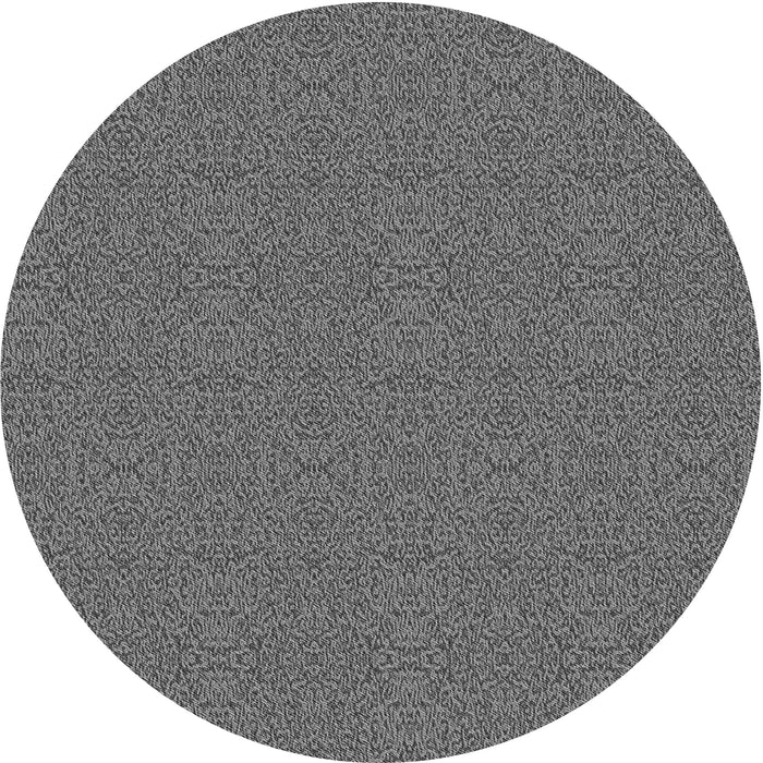 Square Patterned Gunmetal Gray Rug, pat3261gry