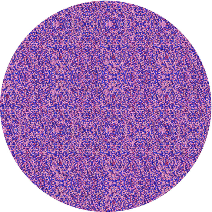 Square Machine Washable Transitional Orchid Purple Rug in a Living Room, wshpat3261pur