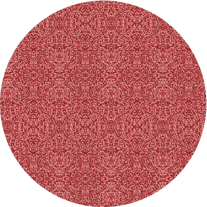Square Patterned Red Rug, pat3261rd