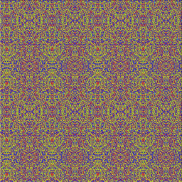 Square Patterned Bright Purple Novelty Rug, pat3261