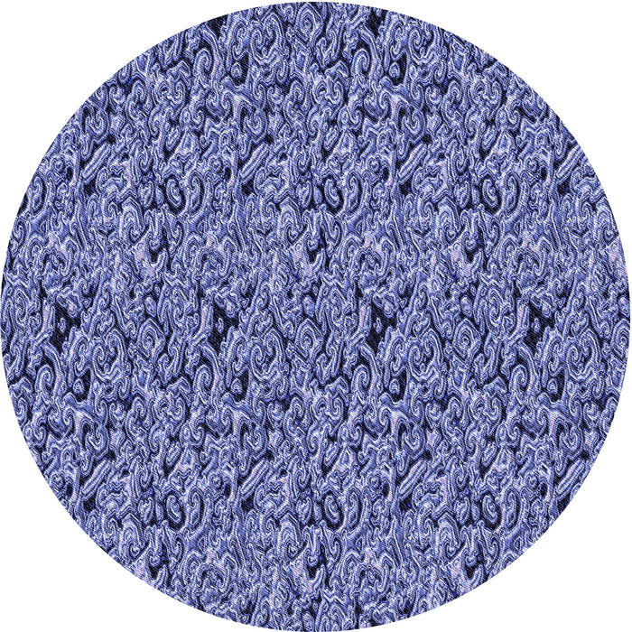 Square Patterned Denim Blue Rug, pat3262blu