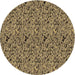 Square Machine Washable Transitional Metallic Gold Rug in a Living Room, wshpat3262brn