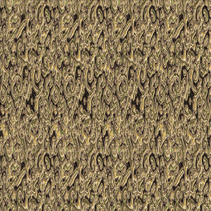 Patterned Metallic Gold Rug, pat3262brn