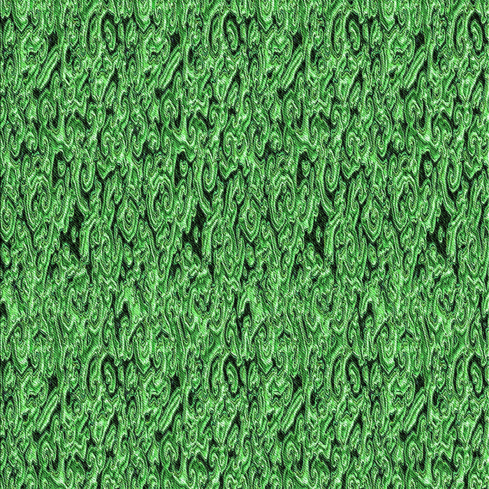 Patterned Deep Emerald Green Rug, pat3262grn