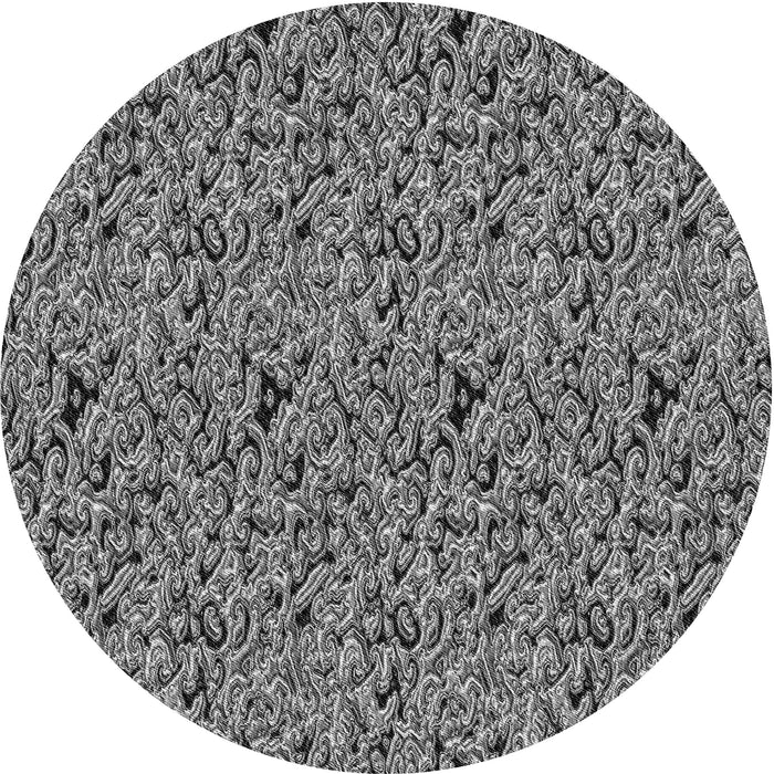 Square Machine Washable Transitional Dark Gray Rug in a Living Room, wshpat3262gry