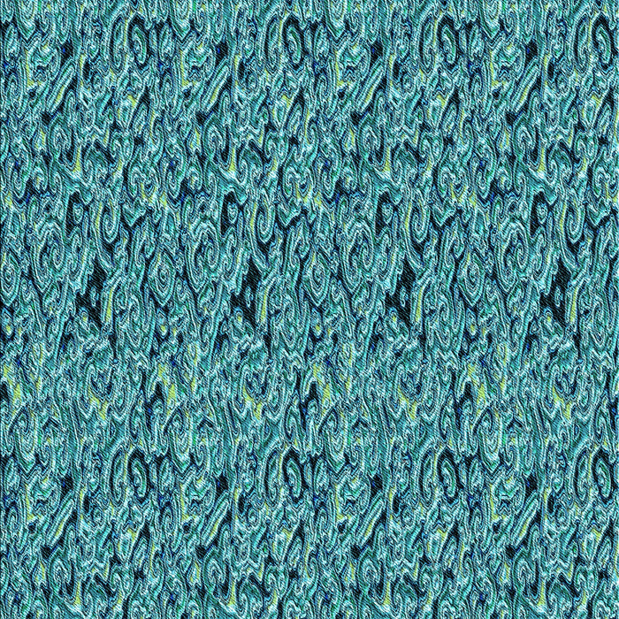 Patterned Turquoise Green Rug, pat3262lblu