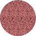 Square Patterned Pastel Red Pink Rug, pat3262rd