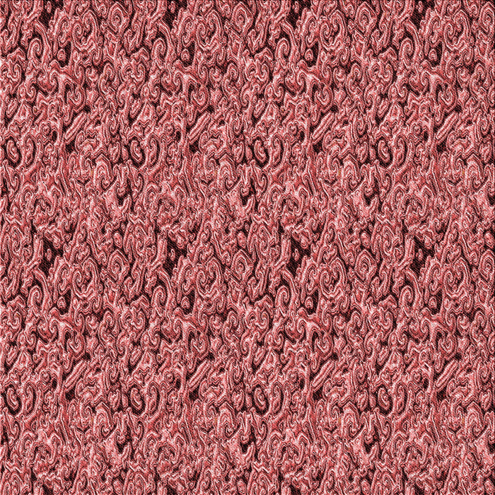 Round Patterned Pastel Red Pink Rug, pat3262rd