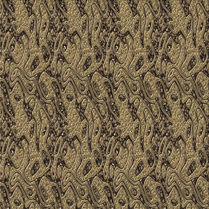 Round Patterned Peru Brown Rug, pat3263brn