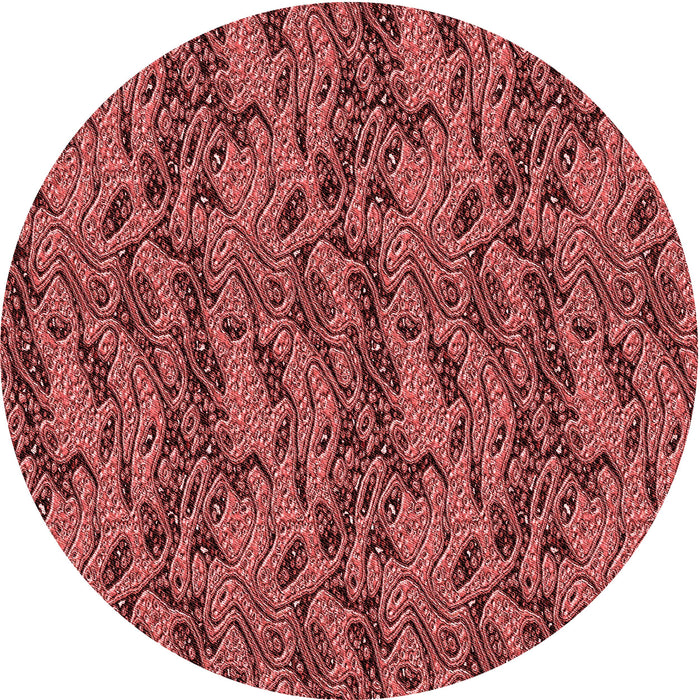 Square Patterned Cranberry Red Rug, pat3263rd