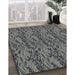 Machine Washable Transitional Dark Gray Rug in a Family Room, wshpat3263