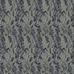 Square Patterned Dark Gray Novelty Rug, pat3263