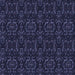 Round Patterned Deep Periwinkle Purple Rug, pat3264blu