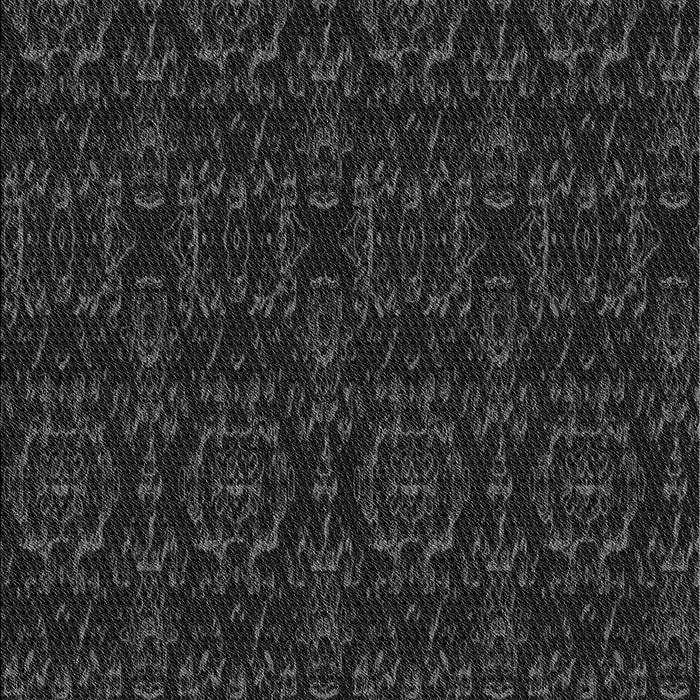 Patterned Midnight Gray Rug, pat3264gry