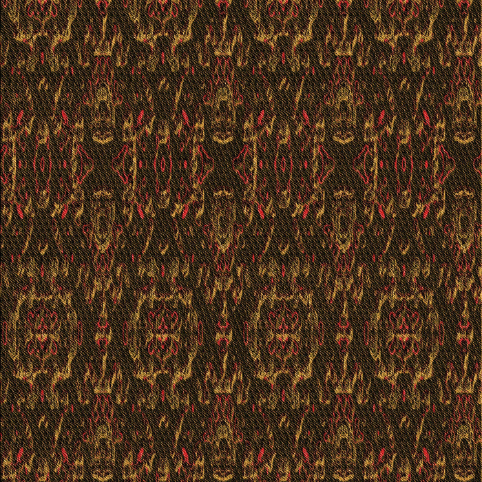 Patterned Dark Bronze Brown Rug, pat3264org