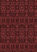 Patterned Fire Brick Red Rug, pat3264rd