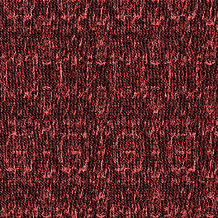 Patterned Fire Brick Red Rug, pat3264rd