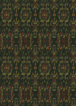 Patterned Black Novelty Rug, pat3264