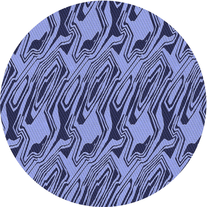 Square Patterned Blue Rug, pat3265blu