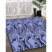 Machine Washable Transitional Blue Rug in a Family Room, wshpat3265blu