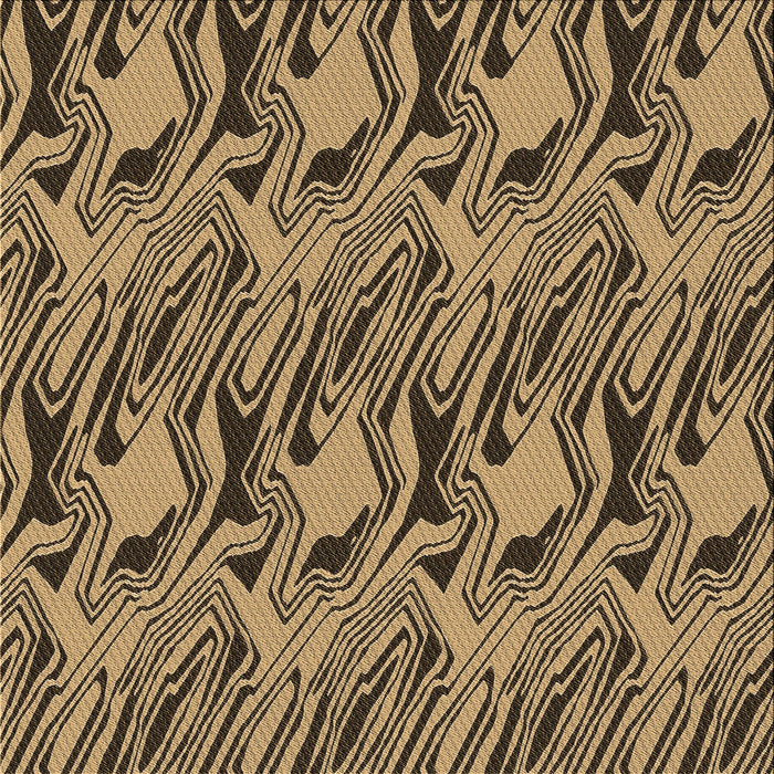 Round Patterned Orange Rug, pat3265brn